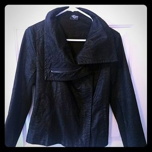 H&M black motor style jacket